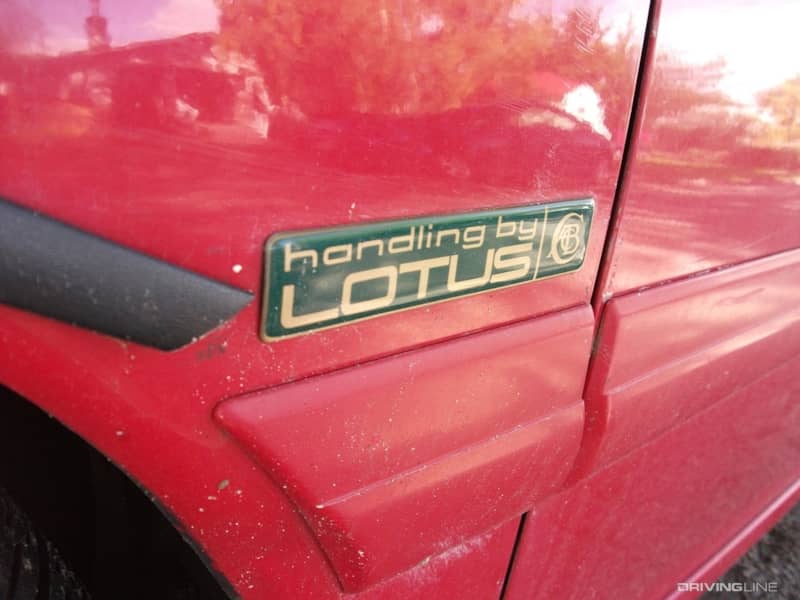Handling by Lotus Badge on Isuzu Impulse
