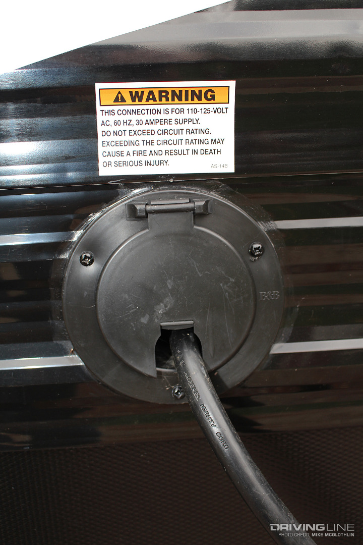 Jayco Toy Hauler 30-Amp Service