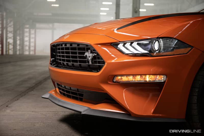 Grille of 2020 Ford Mustang EcoBoost High Performance Package