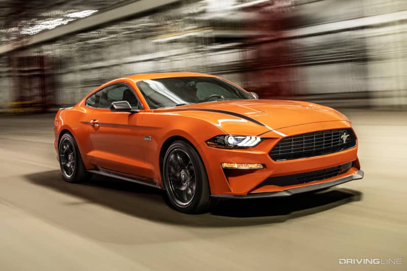 2020 Ford Mustang EcoBoost High Performance Package Driving Fast