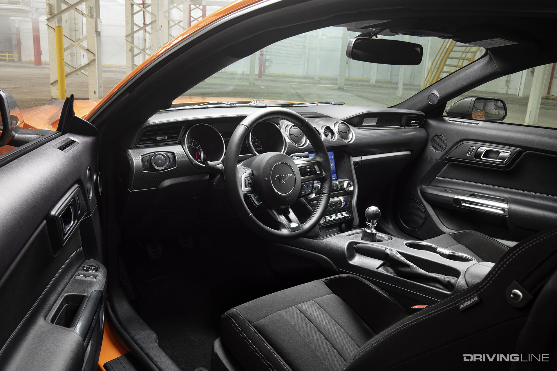 Interior of 2020 Ford Mustang EcoBoost High Performance Package