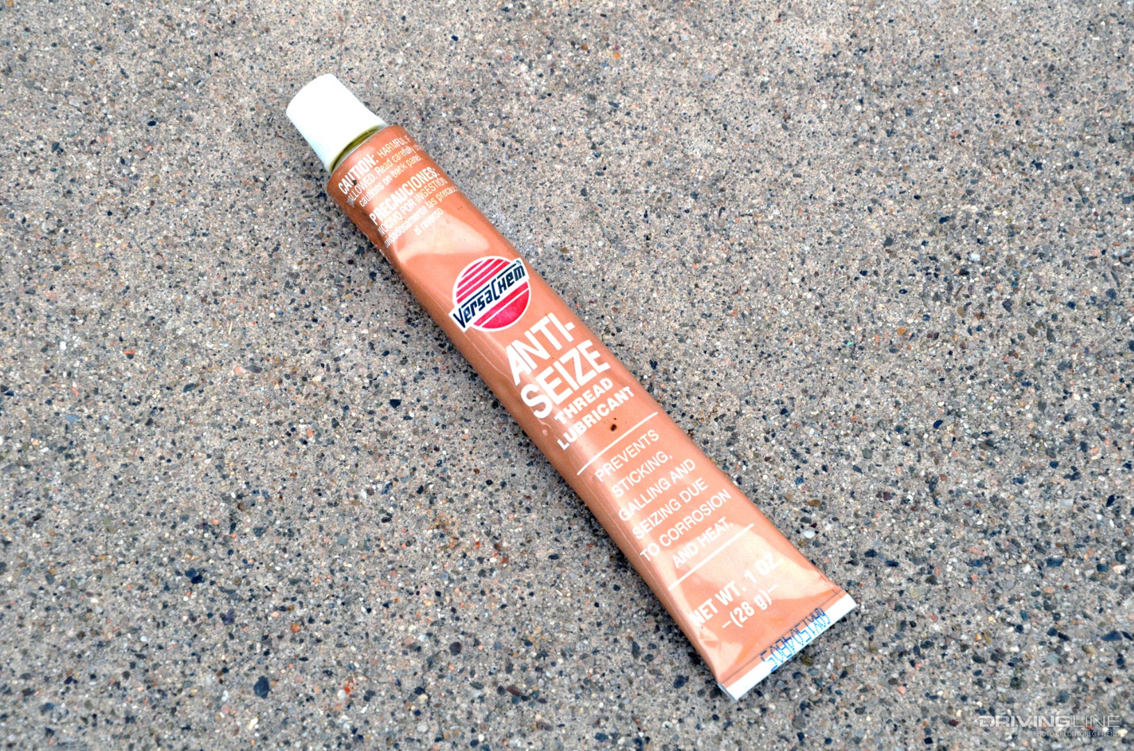 Anti-seize compound tube