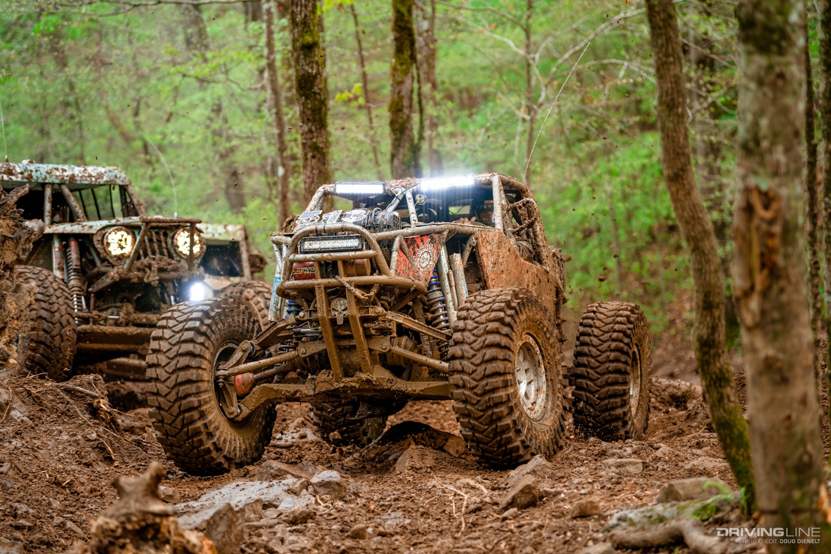 Tight Racing in the Ultra4 Tear Down in Tennessee
