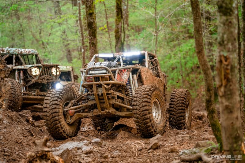Tight Racing in the Ultra4 Tear Down in Tennessee