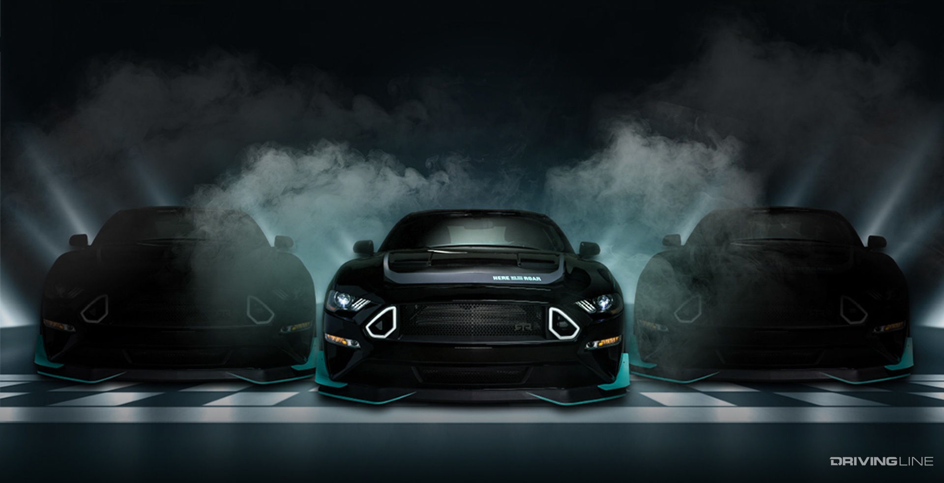 Ford Performance Vaughn Gittin Jr and Joey Logano collaborate on design of RTR Custom 2019 Ford Mustang GT