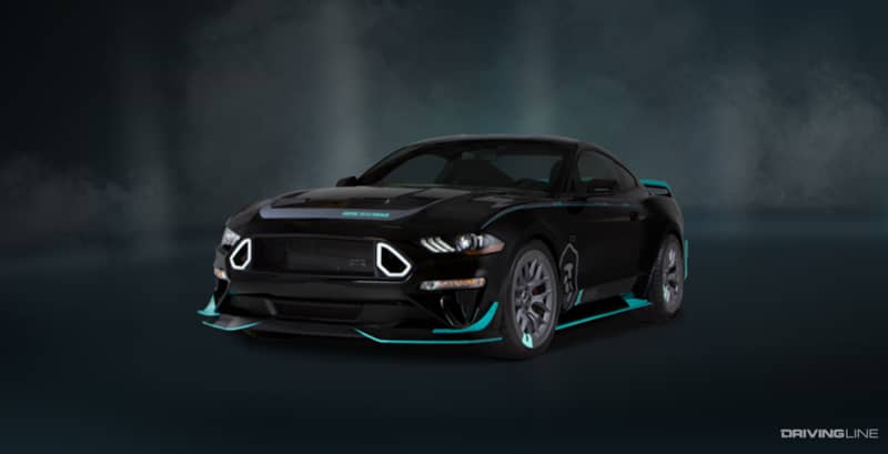 Custom RTR Vaughn Gittin Jr and Joey Logano 2019 Ford Mustang GT