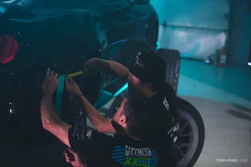 RTR customizing a 2019 Mustang GT for the MoneyLion giveaway