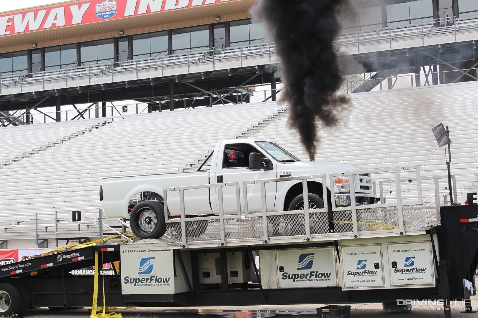 Power Stroke Truck on the Dyno at Ultimate Callout Challenge