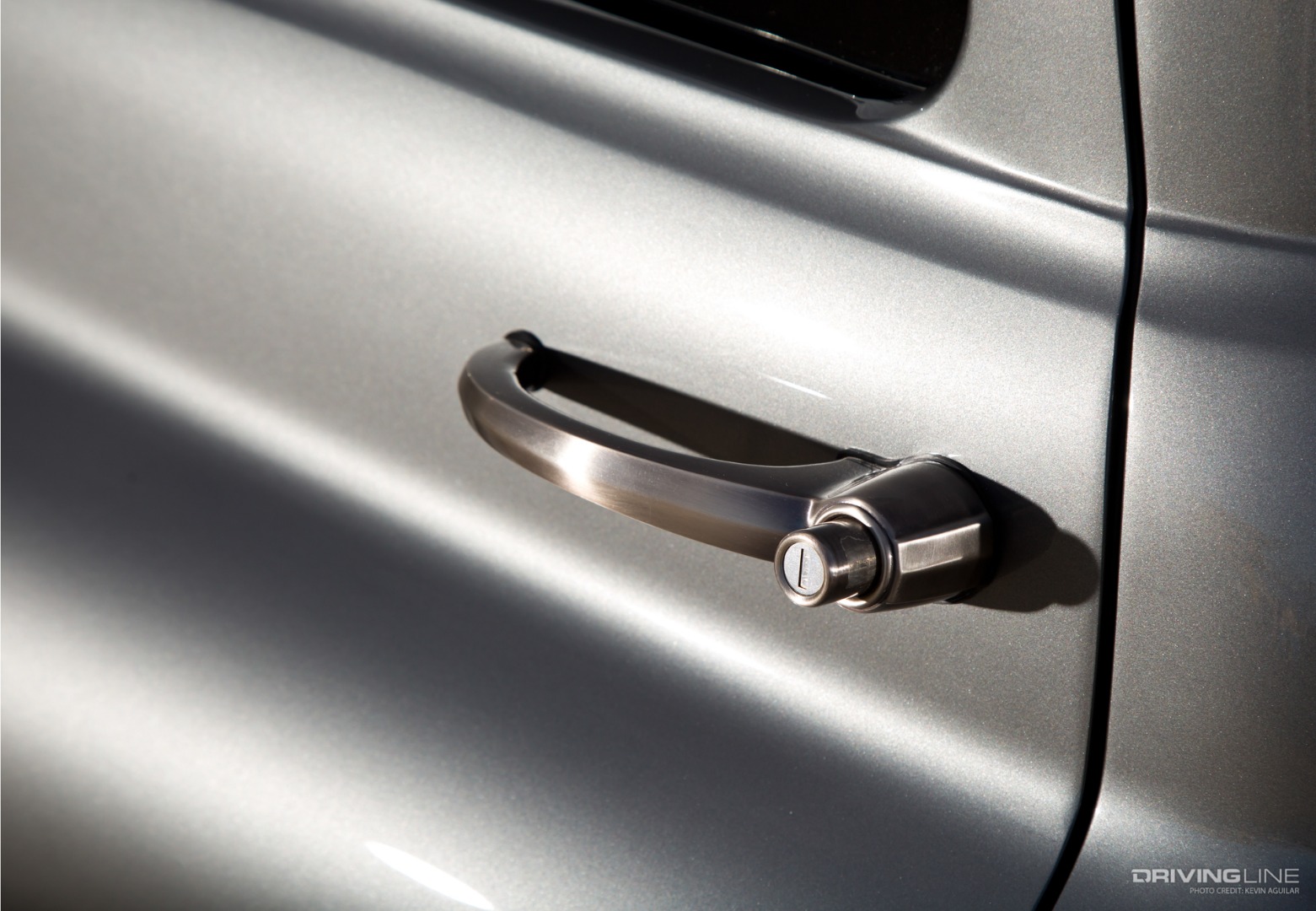 1956 Chevy Pick Up Truck by Premier Street Rods door handle detail