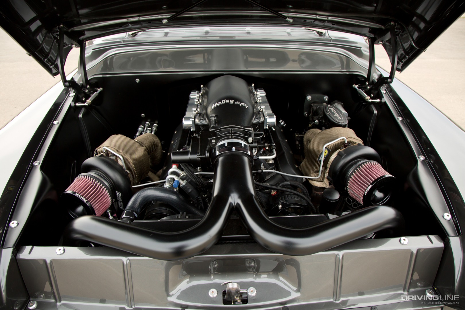 1956 Chevy Pick Up Truck by Premier Street Rods GM LSX with dual 66mm Precision Turbos