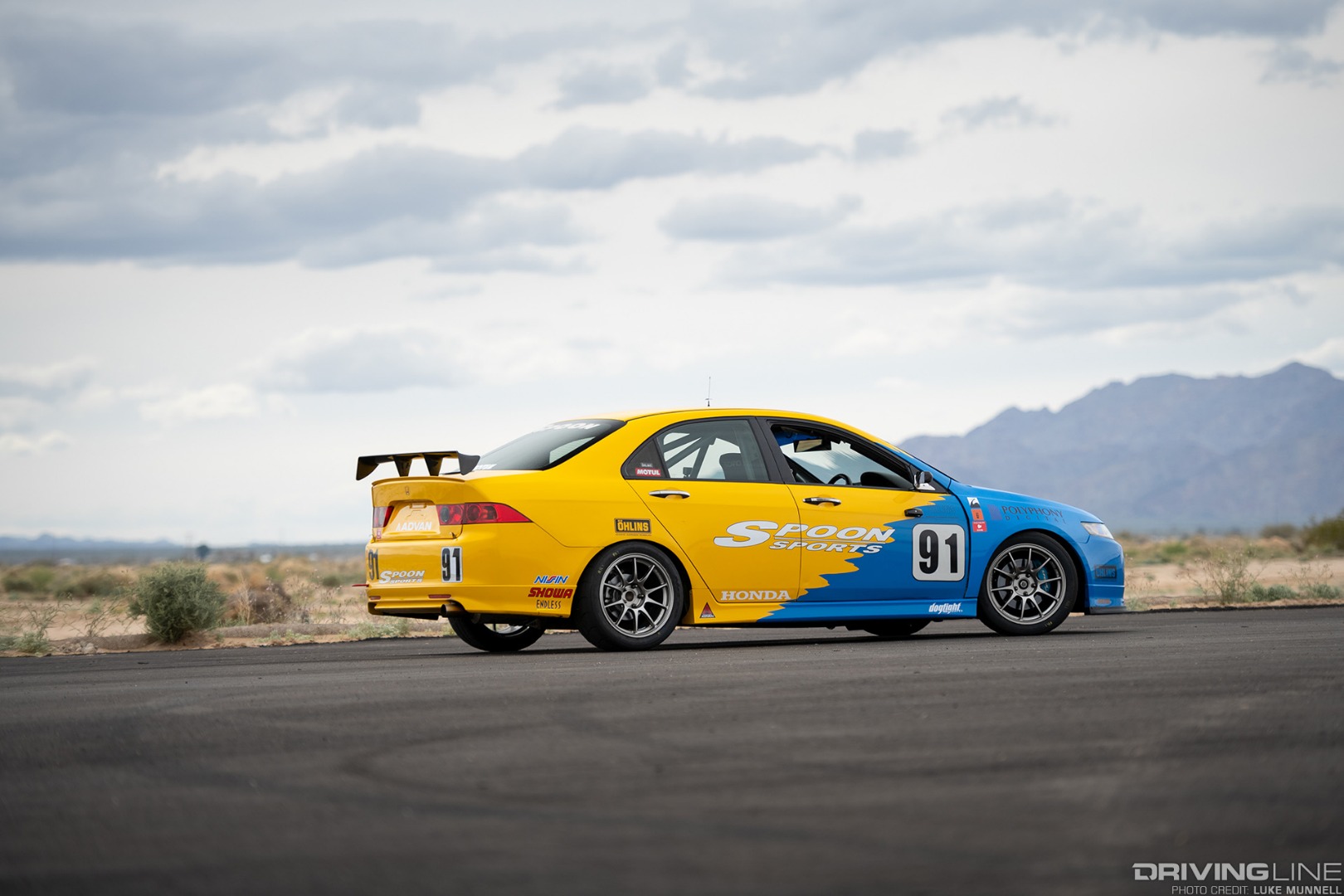 Spoon Sports Honda Accord Euro R rear 3/4 shot