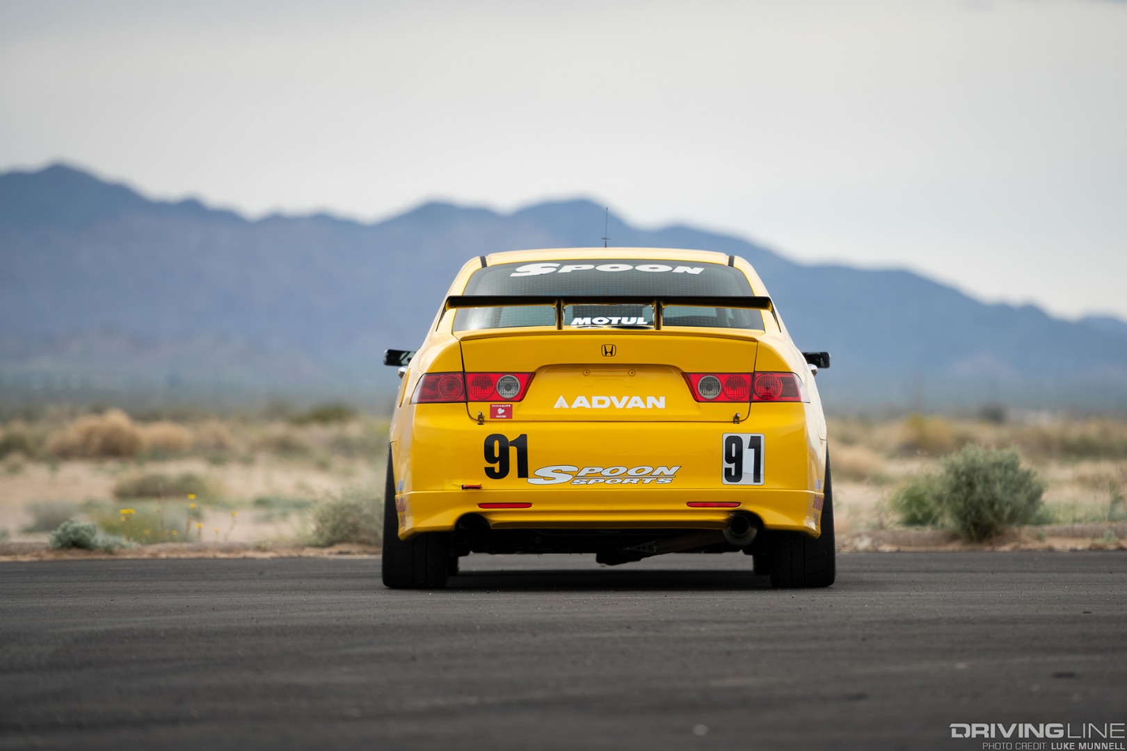 no. 91 Spoon Sports Honda Accord Euro R dead rear