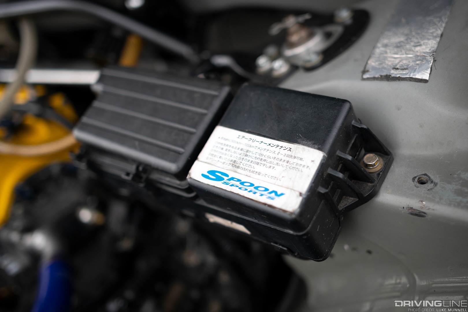 Spoon Sports Honda Accord Euro R Spoon Sports fusebox and sticker