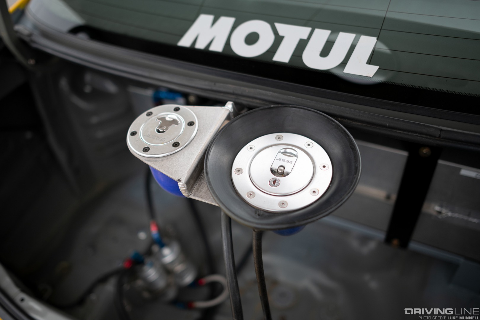 Spoon Sports Honda Accord Euro R vacuum fuel filler system