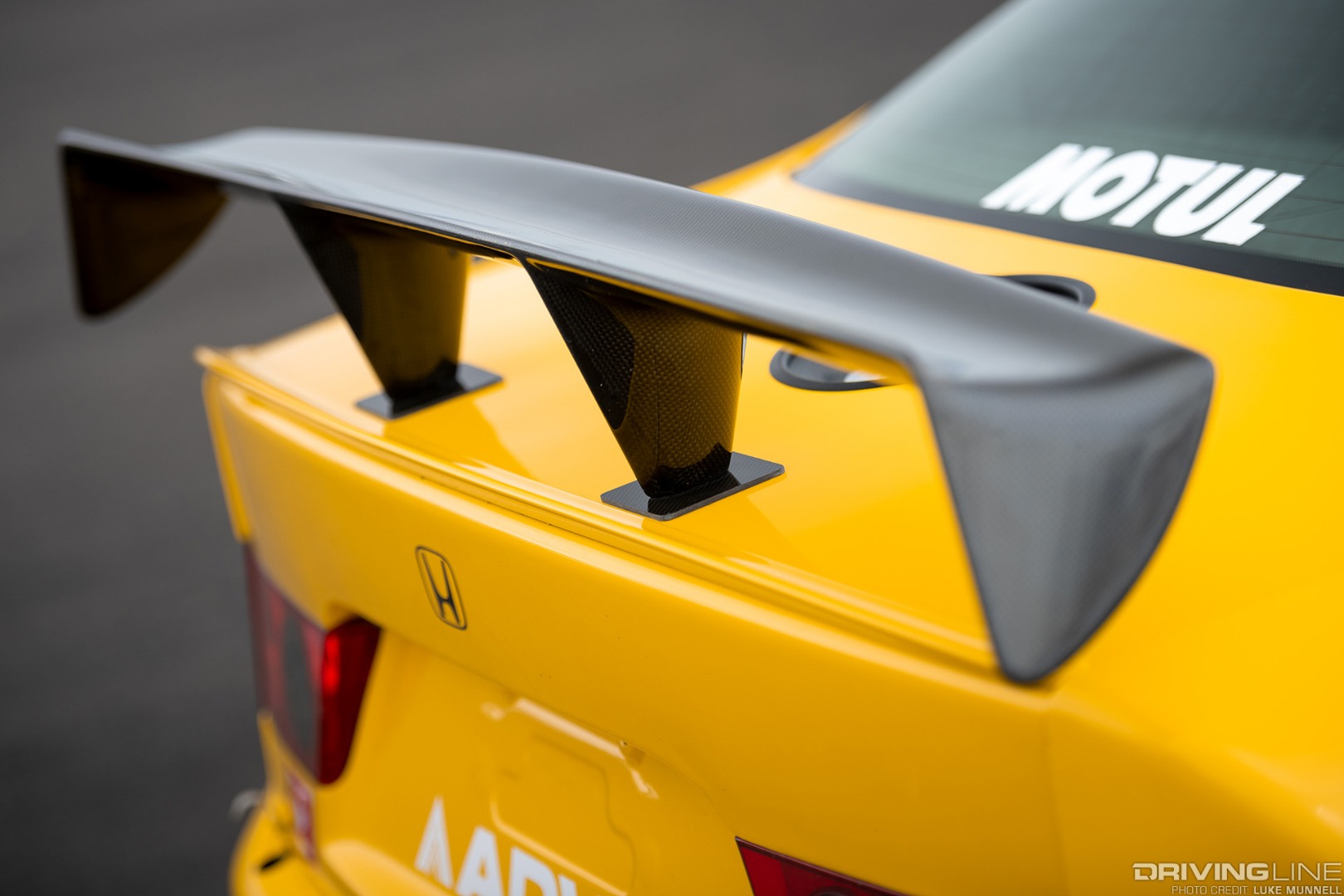 Mooncraft wing on a Spoon Sports Honda Accord Euro R