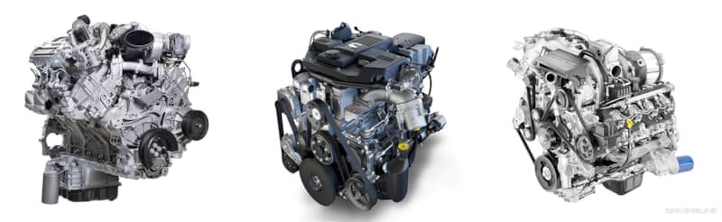 Power Stroke, Cummins and Duramax engines