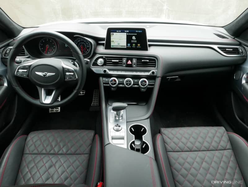 2019 Genesis G70 interior