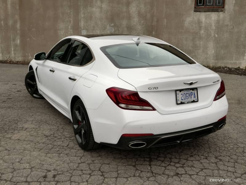 2019 Genesis G70 Rear