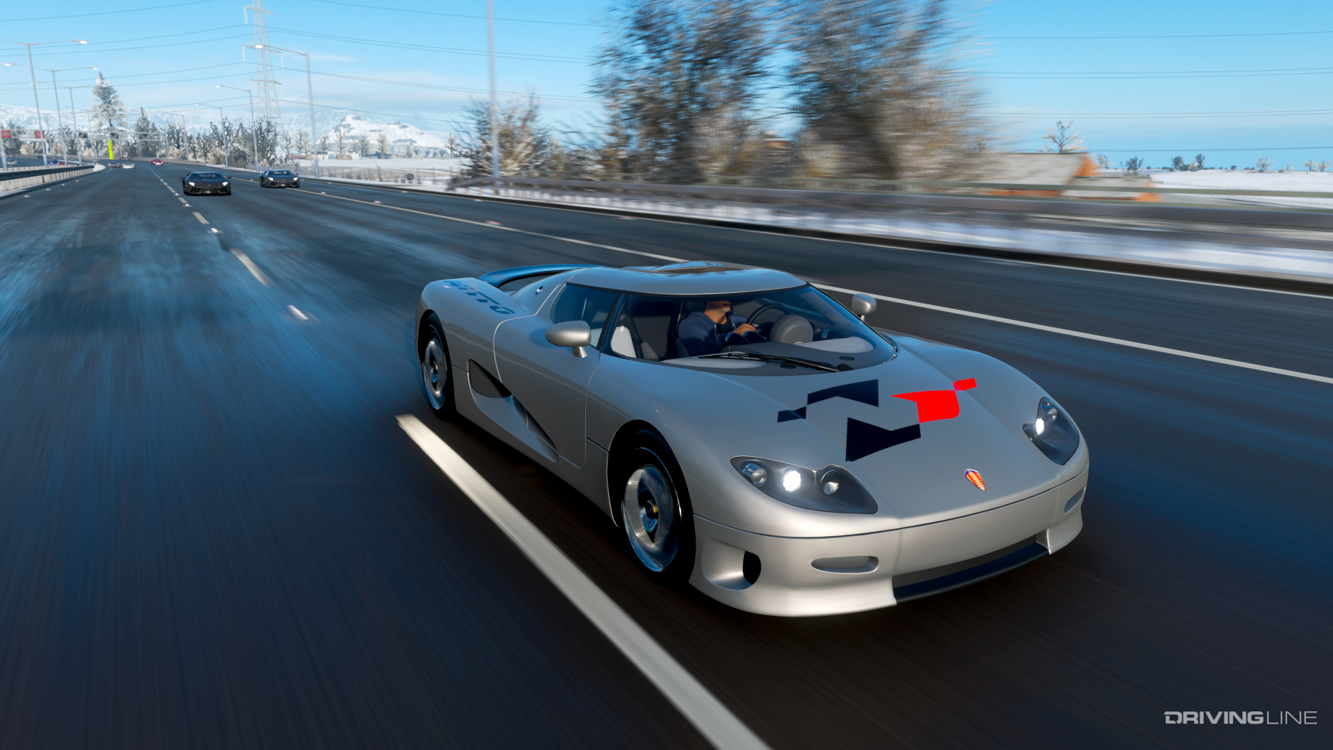 Koenigsegg CC8S Drag Racing in Forza Horizon 4