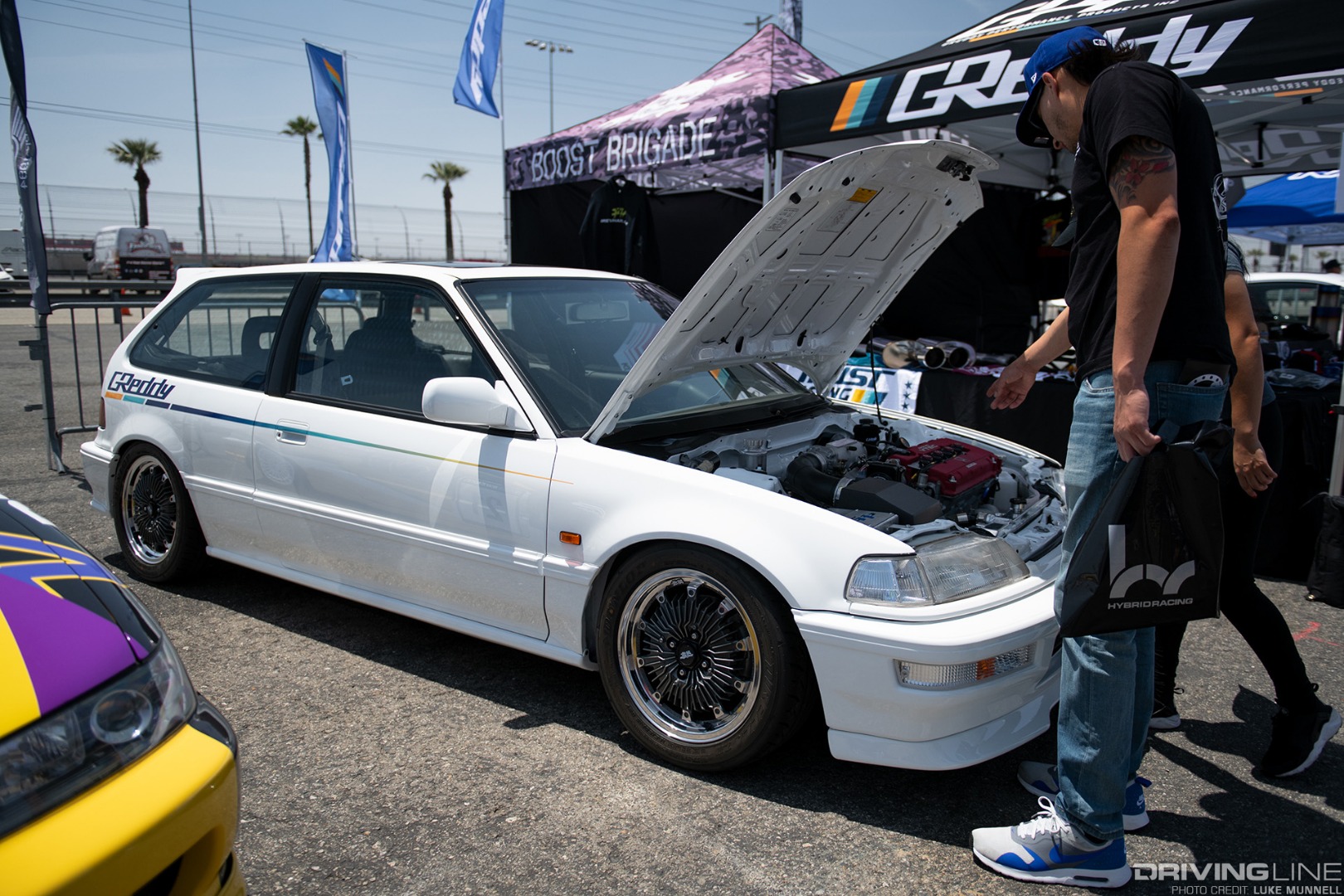 Eibach Honda Meet and Drags at Fontana GReddy turbocharged EF Civic