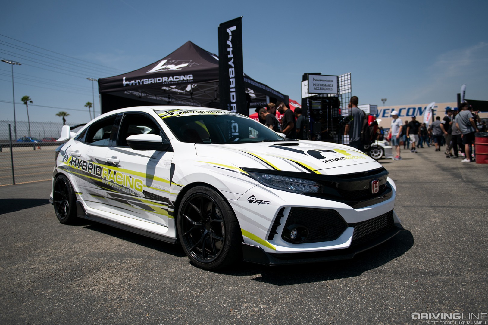 Eibach Honda Meet and Drags at Fontana Hybrid Racing FK8 Honda Civic Type R
