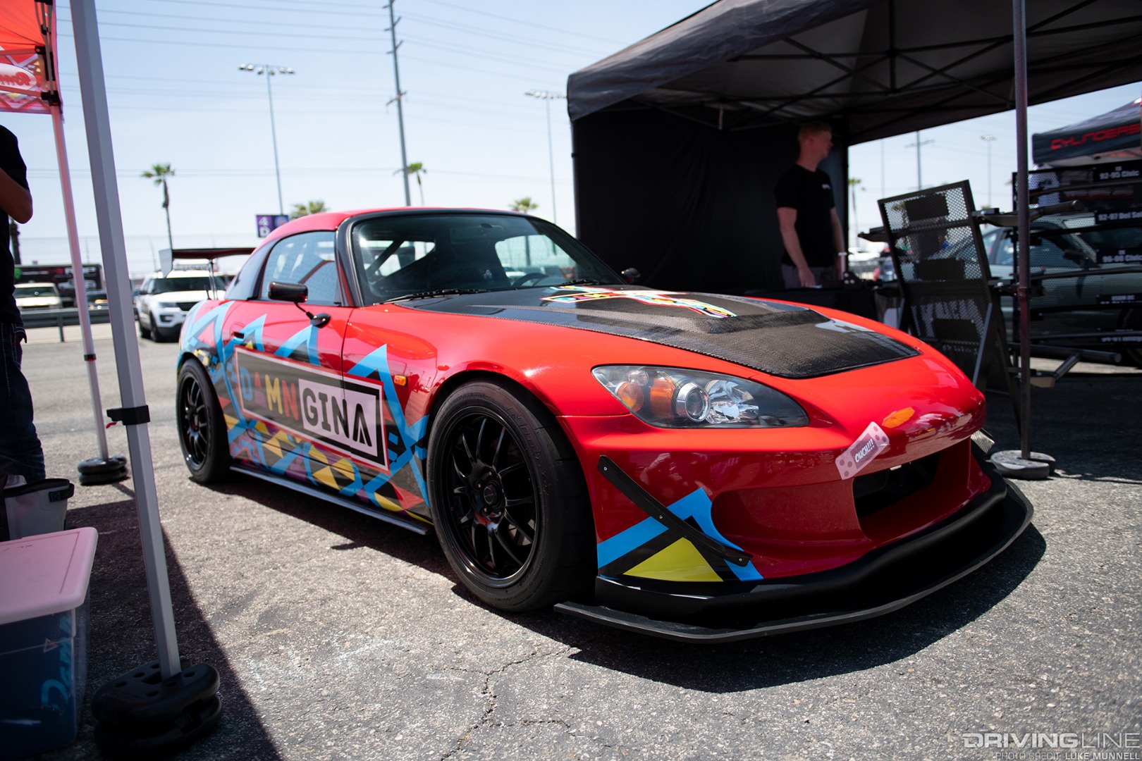 Eibach Honda Meet and Drags at Fontana Damn Gina S2000 time-attack car