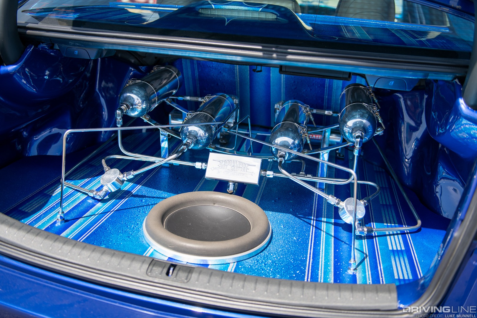 Eibach Honda Meet and Drags at Fontana lowrider style Acura TSX airlift system trunk