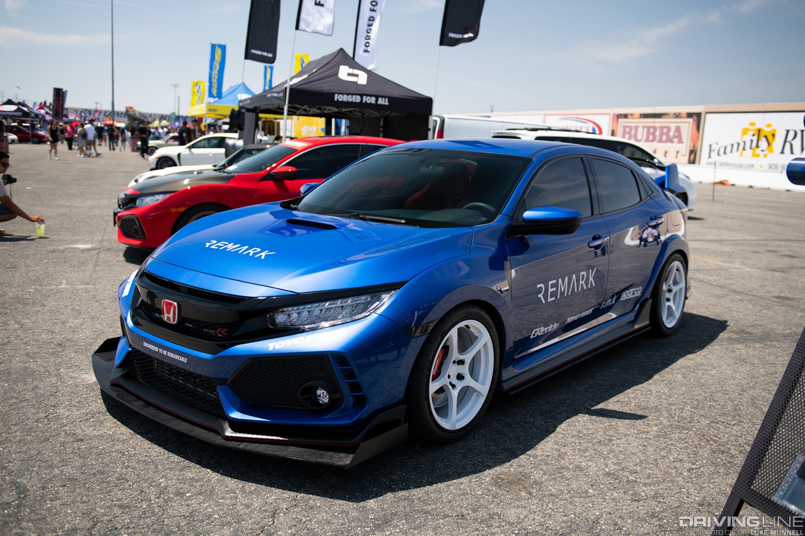 Eibach Honda Meet and Drags at Fontana Remark FK8 Honda Civic Type R