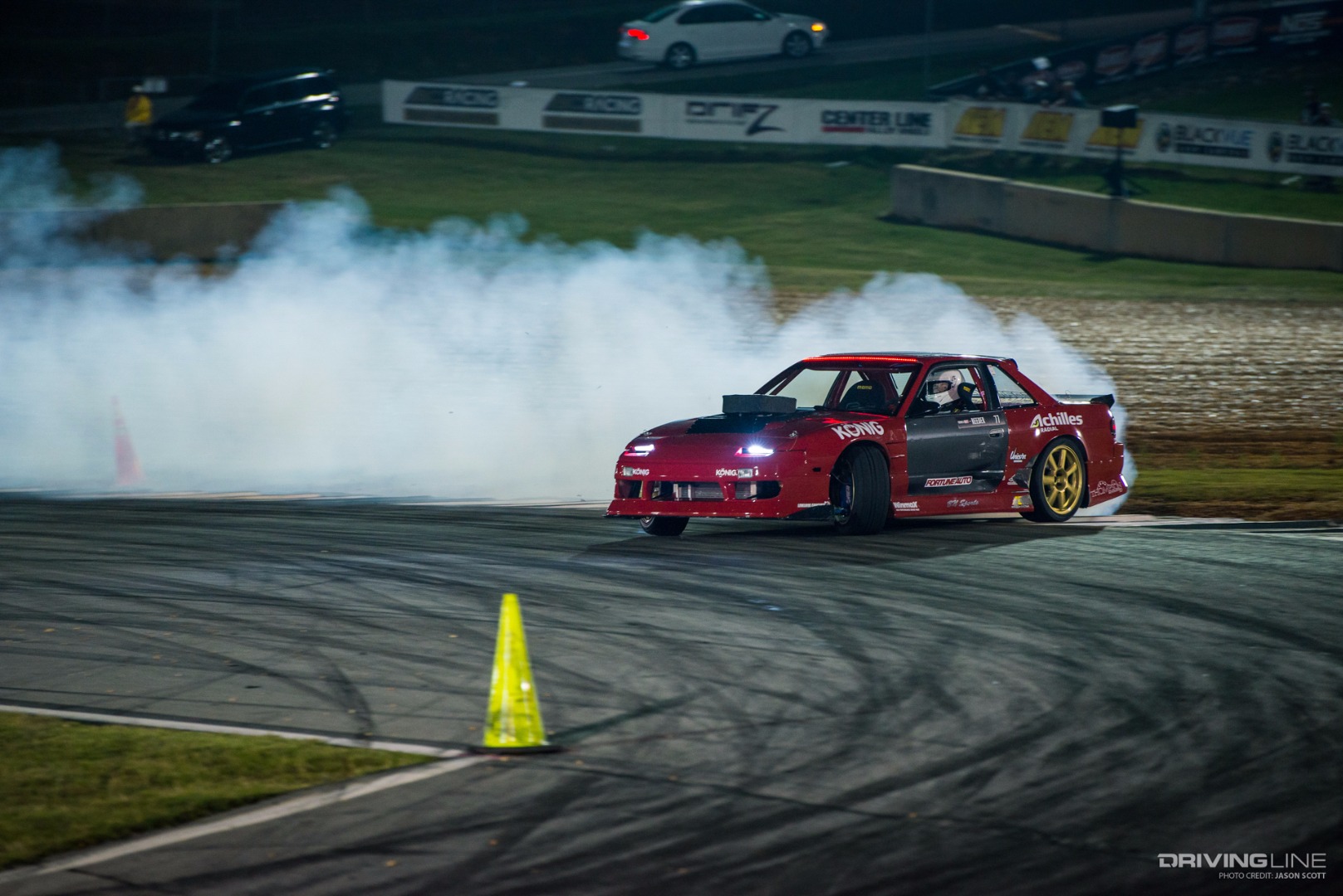 Travis Reeder Drift Pro Am red car
