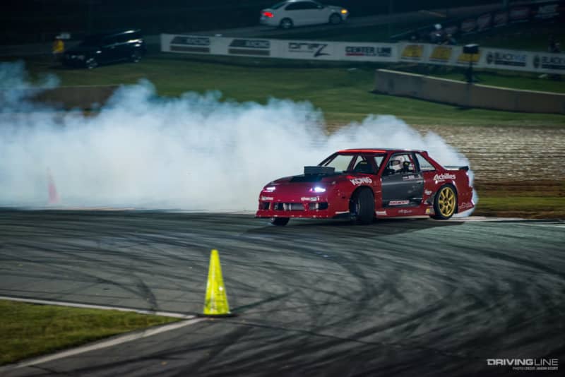 Travis Reeder Drift Pro Am red car