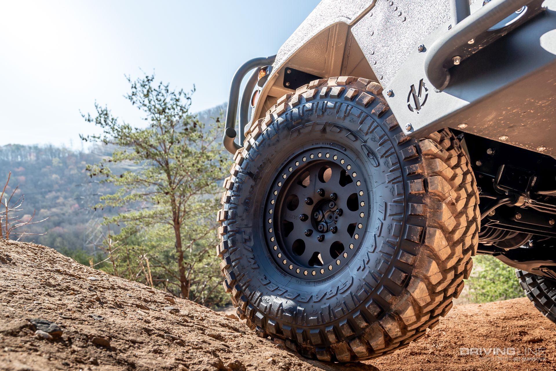 Nitto Trail Grappler on Vice Unlimited's HMMWV
