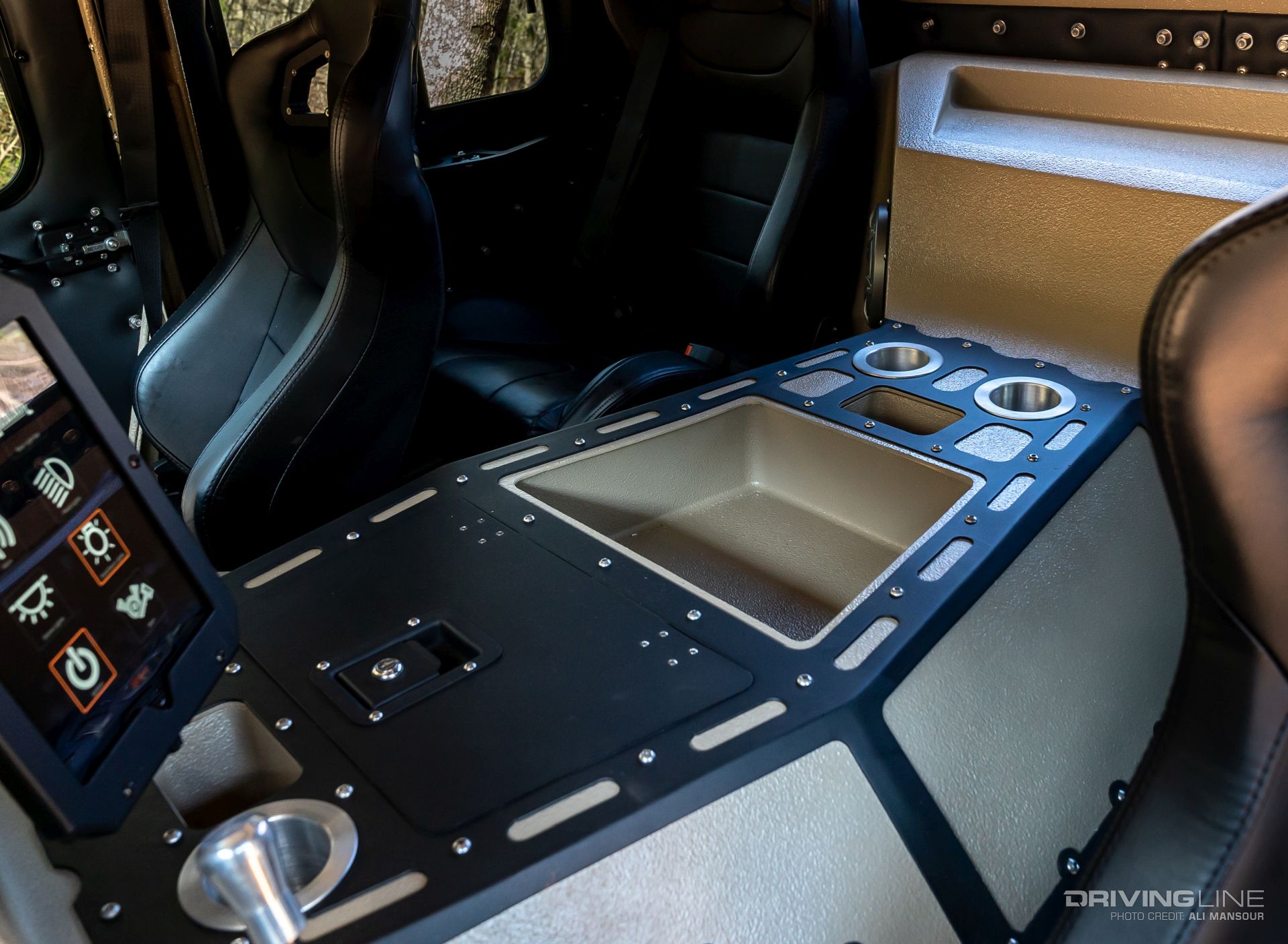 Center Console of Vice Unlimited's HMMWV