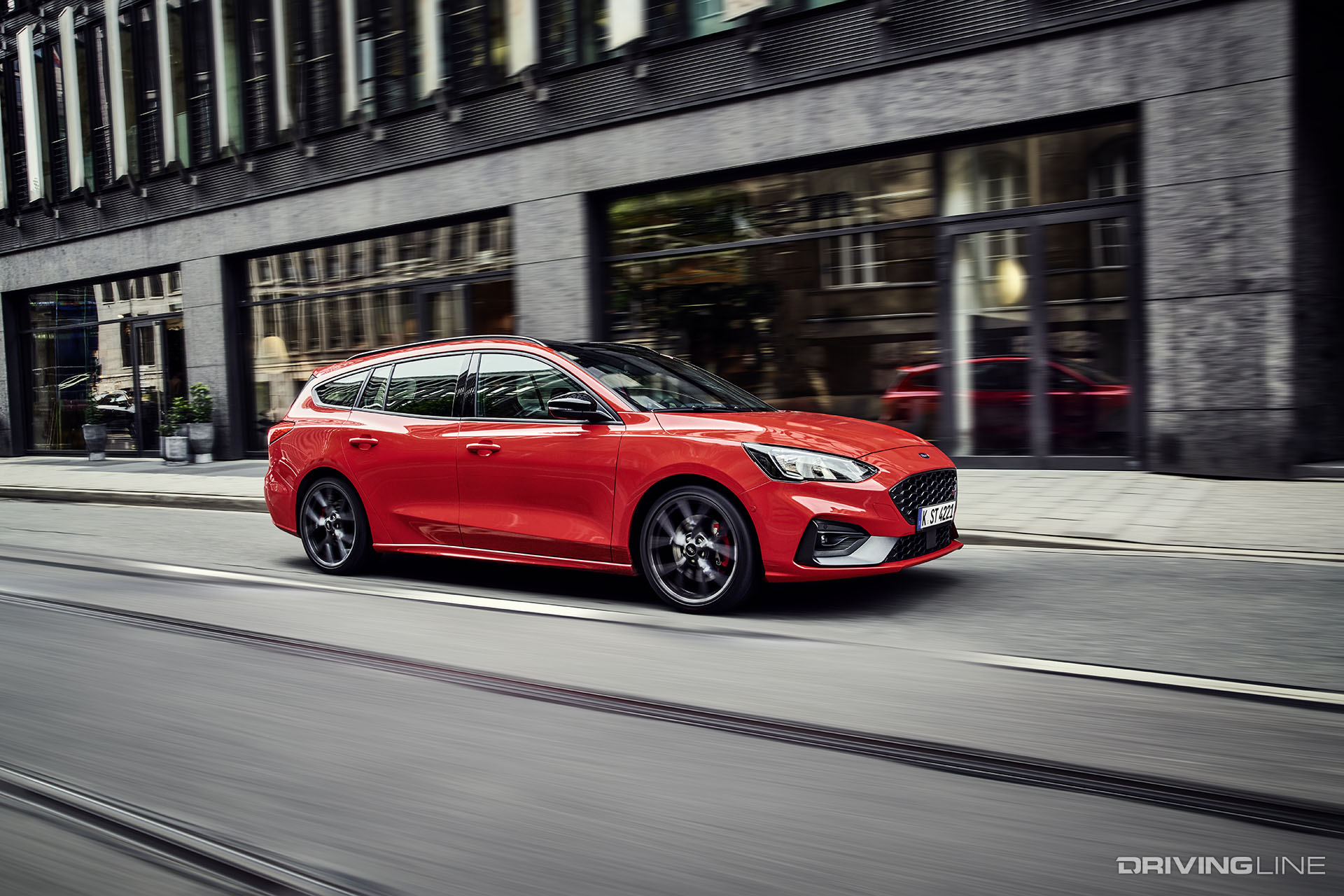 Red 2019 Ford Focus ST Wagon