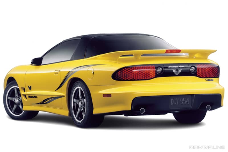 2002 Pontiac Firebird Trans Am WS6 Rear View