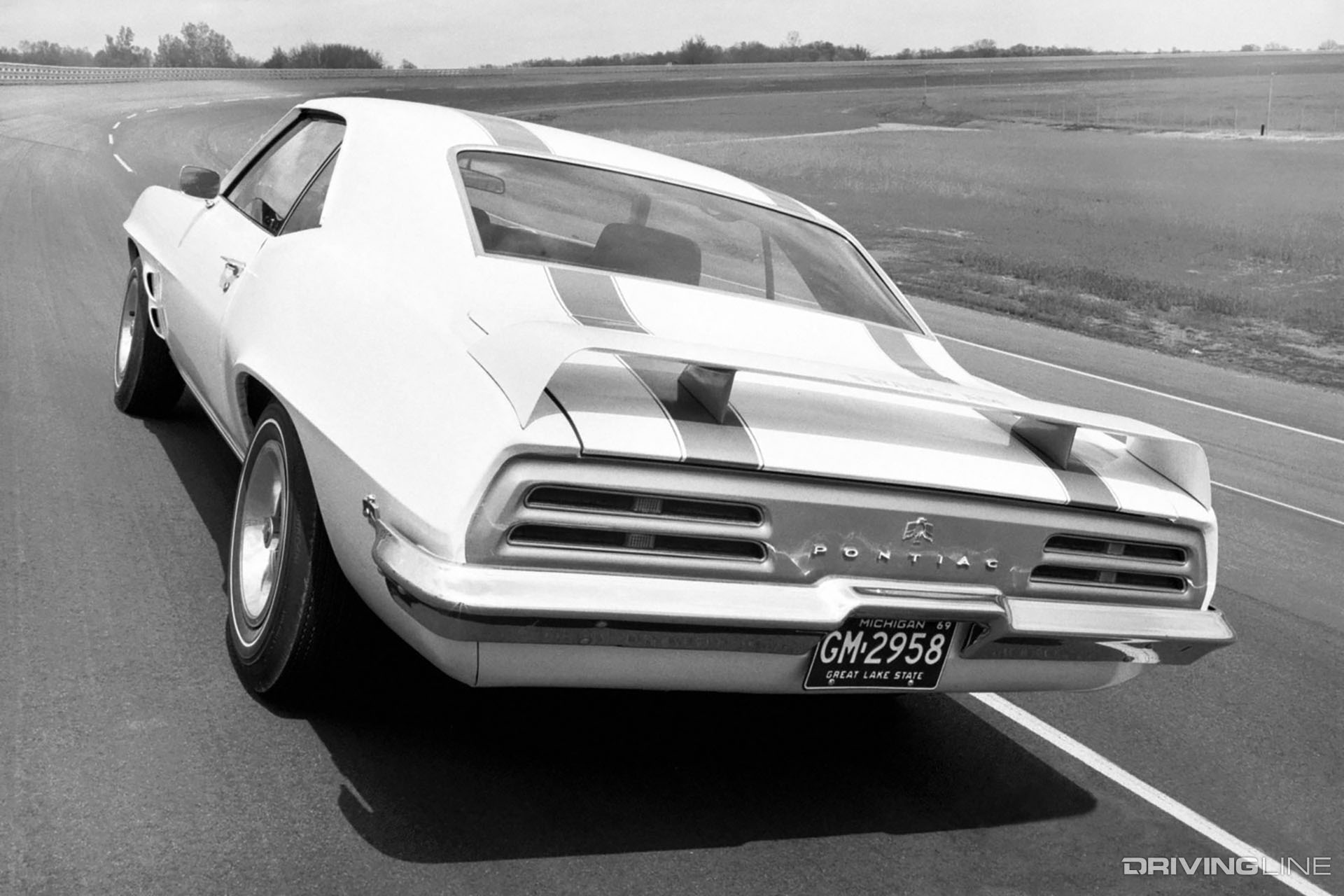 1969 Pontiac Trans Am Rear View