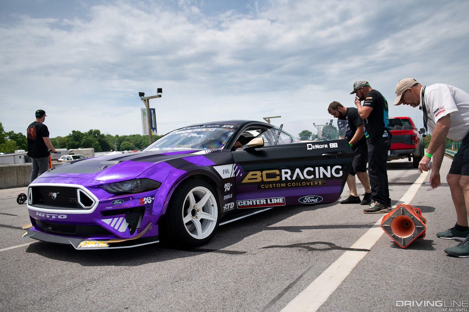 Hyperfest at VIR Chelsea Denofa Ford Mustang RTR drift car