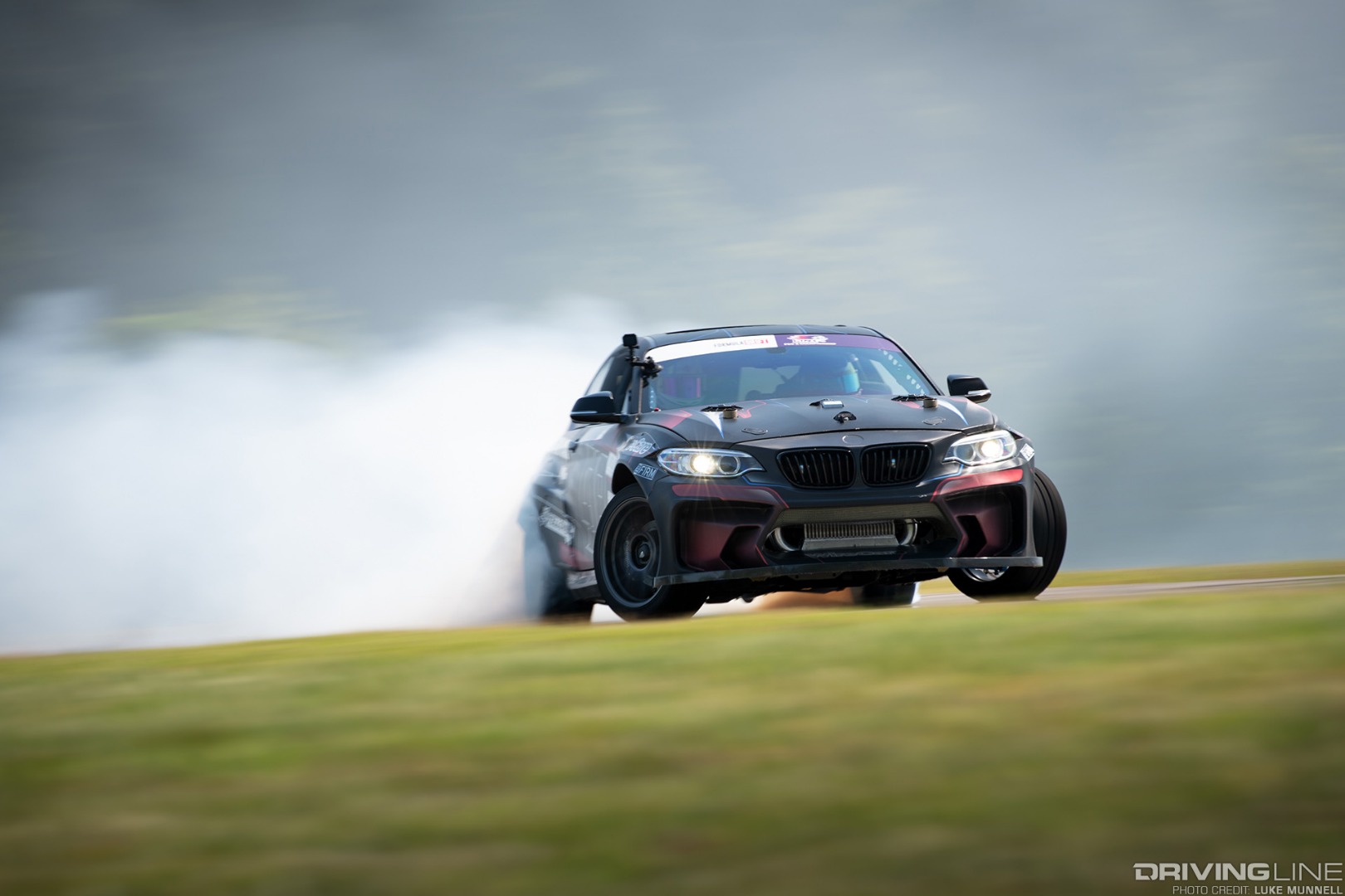 Hyperfest at VIR Donovan Brockway twin-turbo BMW M2 drift car