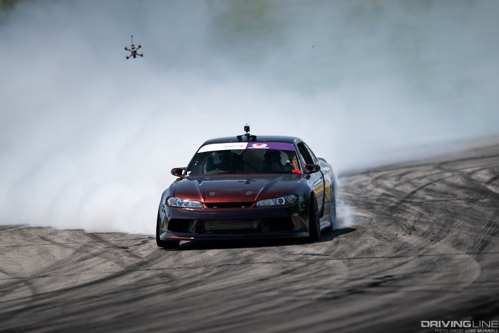 Hyperfest at VIR YouTube influencer Adam LZ S15 Nissan Silvia drift car