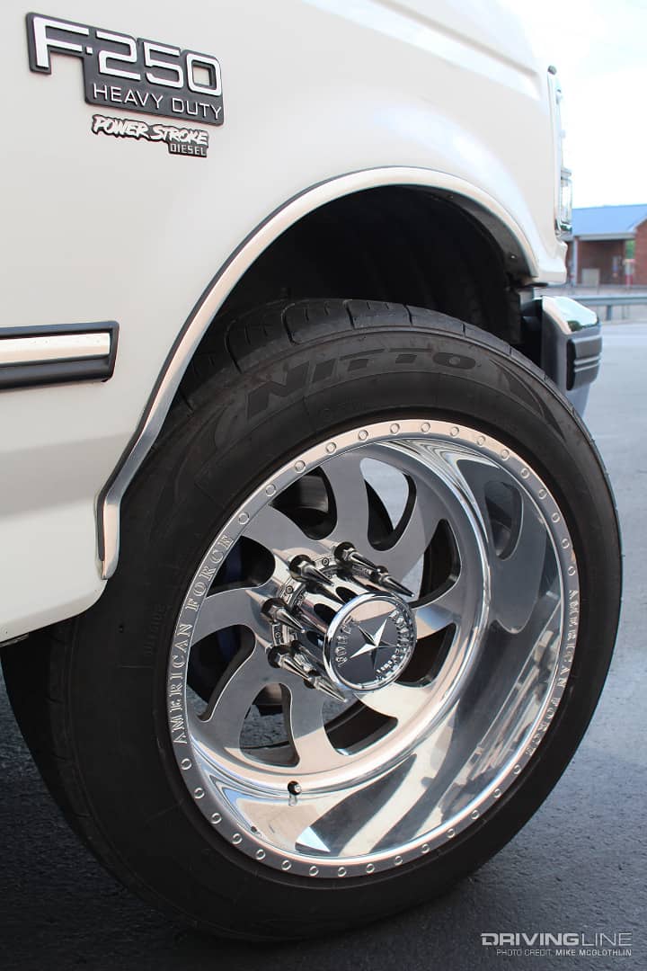 Nitto NT420S Tires on American Force Wheels on a Ford F-250
