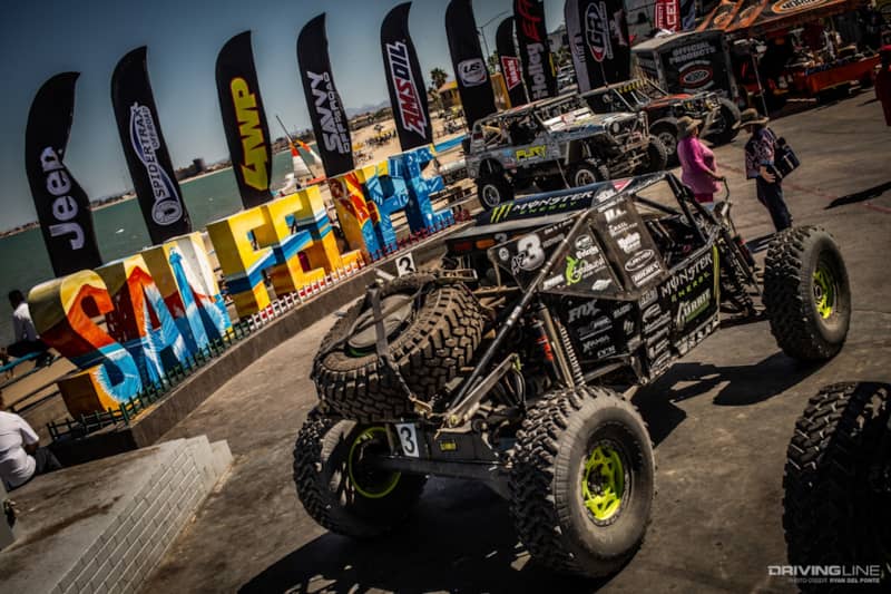 Wayland Campbell on the Street Before the Ultra4 El Rey de las Bajas