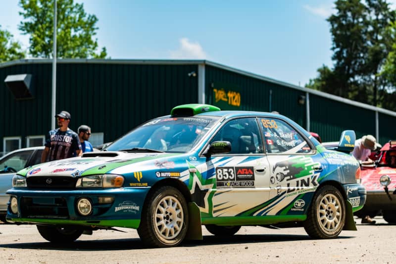 Photo: Allstone Media, Amanda Skelly's rally car