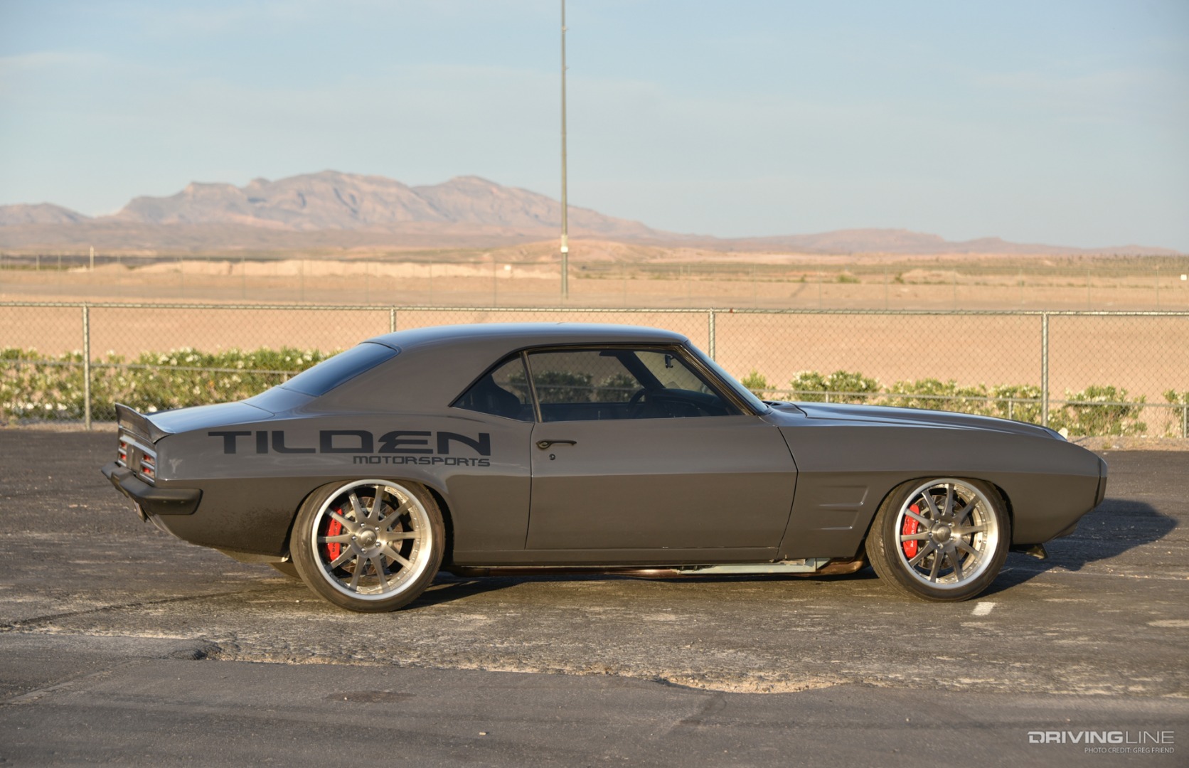 Side of Tilden Motorsports LS Pontiac Firebird Trans Am