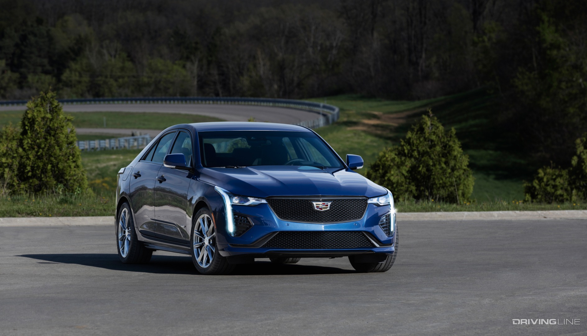 2020 Cadillac CT4-V front view