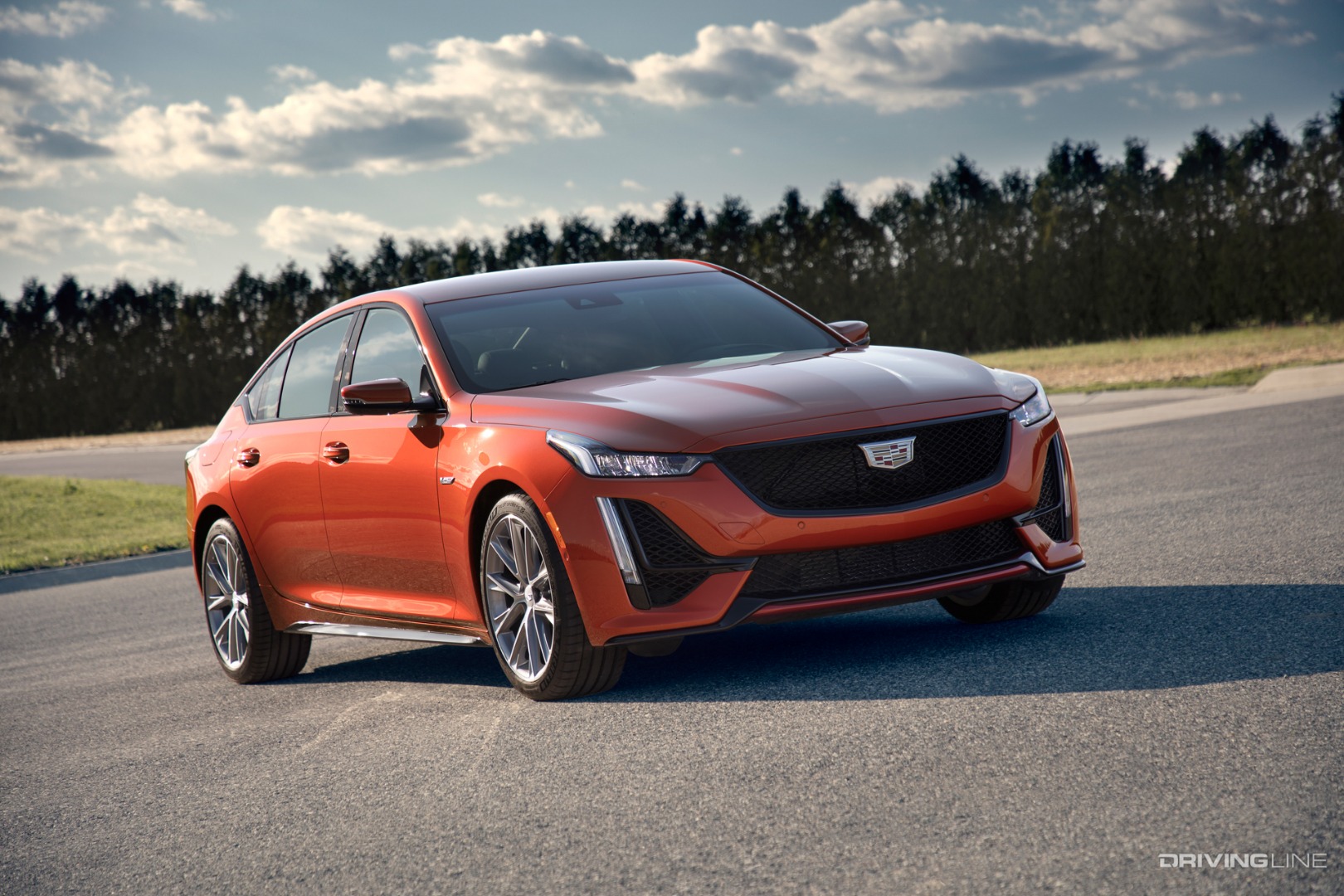 2020 Cadillac CT5-V front passenger side view