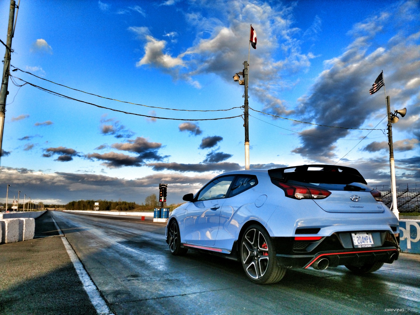 2019 Hyundai Veloster N on the Drag Strip