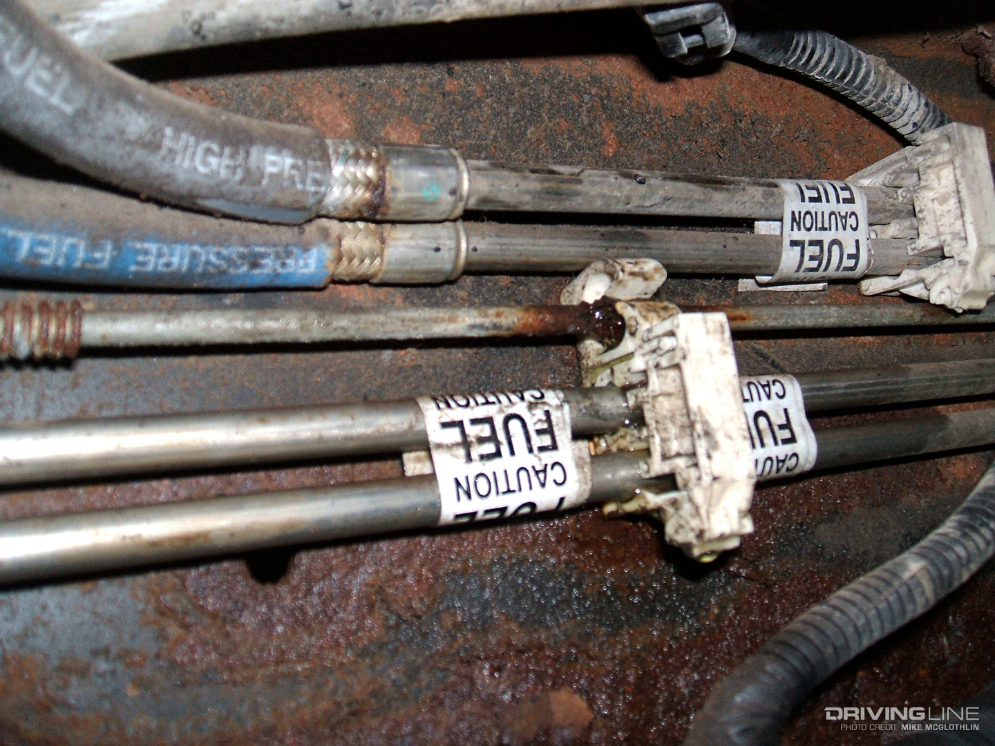 Salt Rusted Fuel Lines