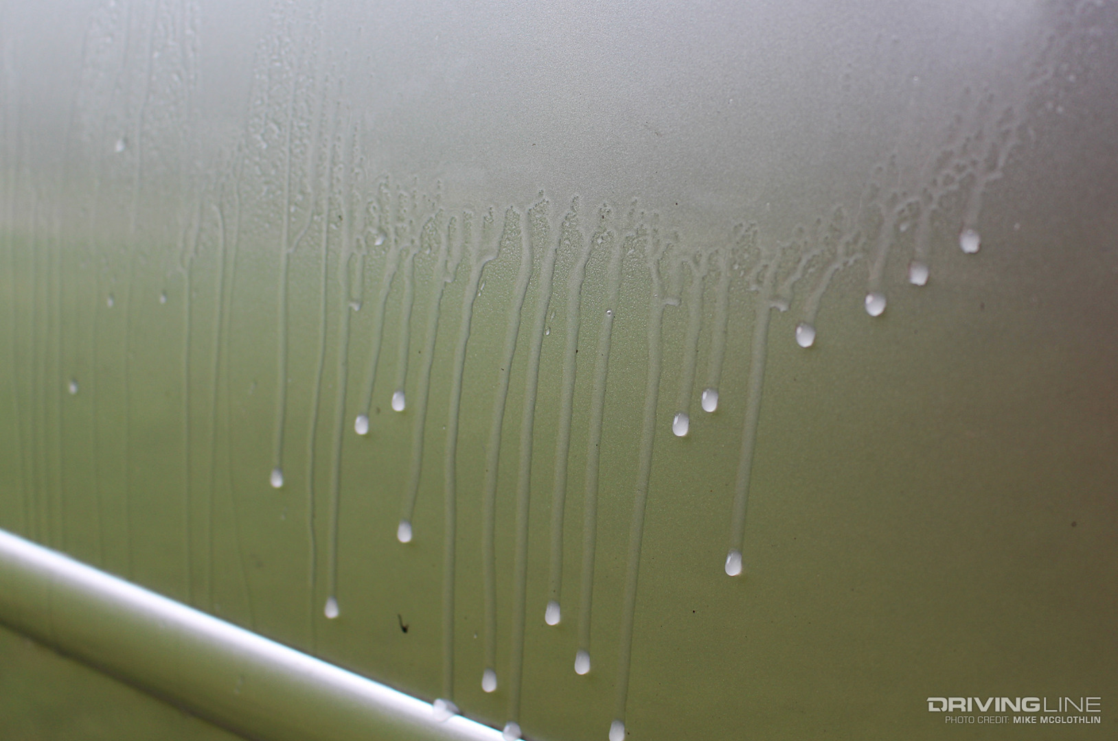 Acid Rain on door Paint