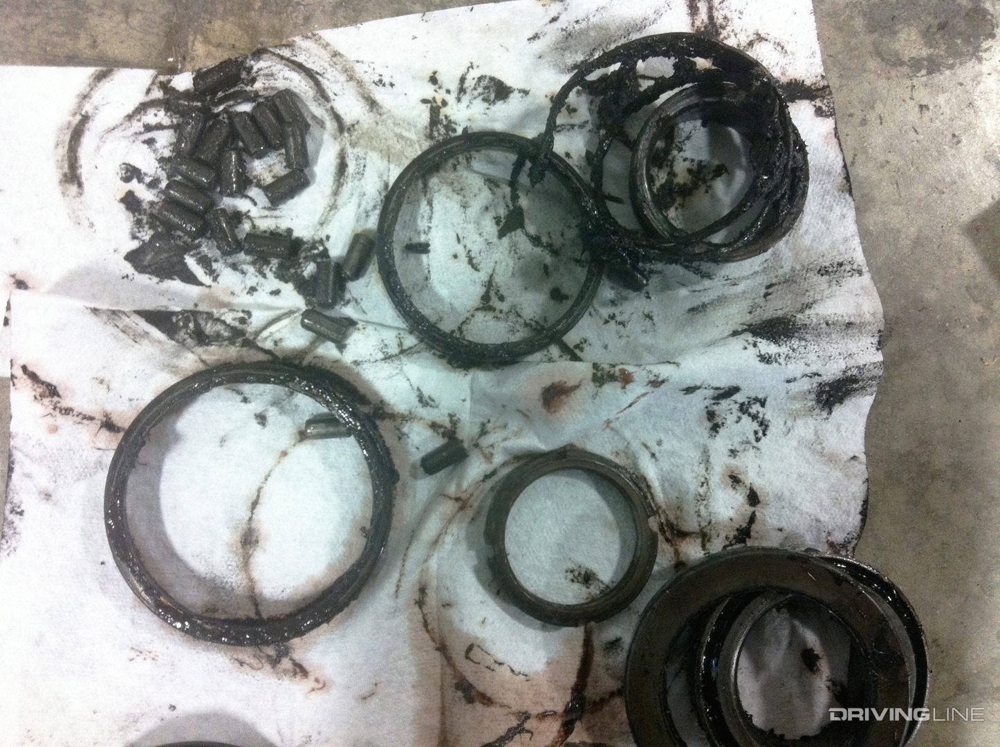 Wheel Bearing Sand Damage