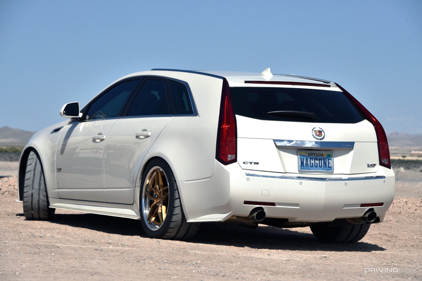 2012 Cadillac CTS-V Wagon Rear driver side