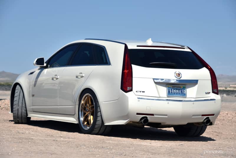 2012 Cadillac CTS-V Wagon Rear driver side